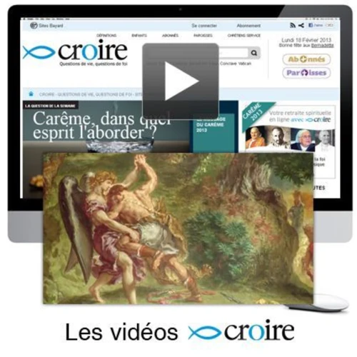 Le combat de Jacob avec l'ange par Delacroix