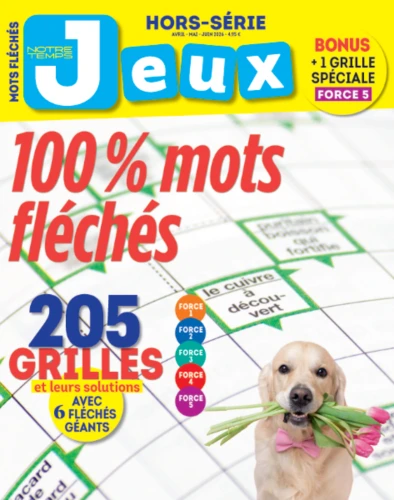 Hors-série Notre Temps Jeux spécial MOTS FLÉCHÉS​