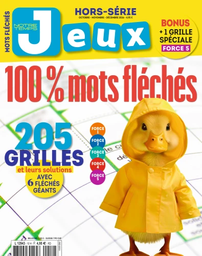 Hors-série Notre Temps Jeux 100 % MOTS FLÉCHÉS​
