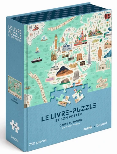 Puzzle Poppik Carte du Monde