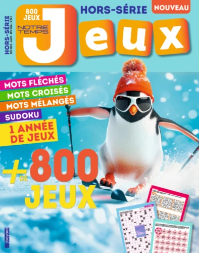 Hors-série Notre Temps Jeux - 800 jeux