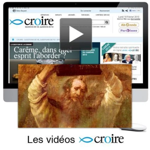 Moïse brise les tables de la loi par Rembrandt