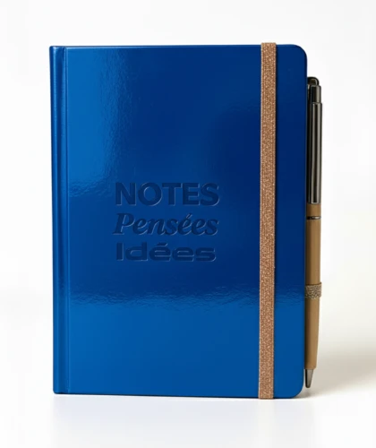 petit Carnet bleu et son stylo